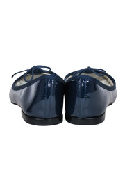 Current Boutique-Repetto - Navy Patent Leather "Cendrillon" Ballet Flats w/ Bow Sz 5.5