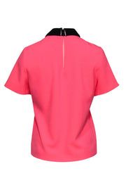 Current Boutique-Roksanda - Neon Pink Short Sleeve Top Sz 8
