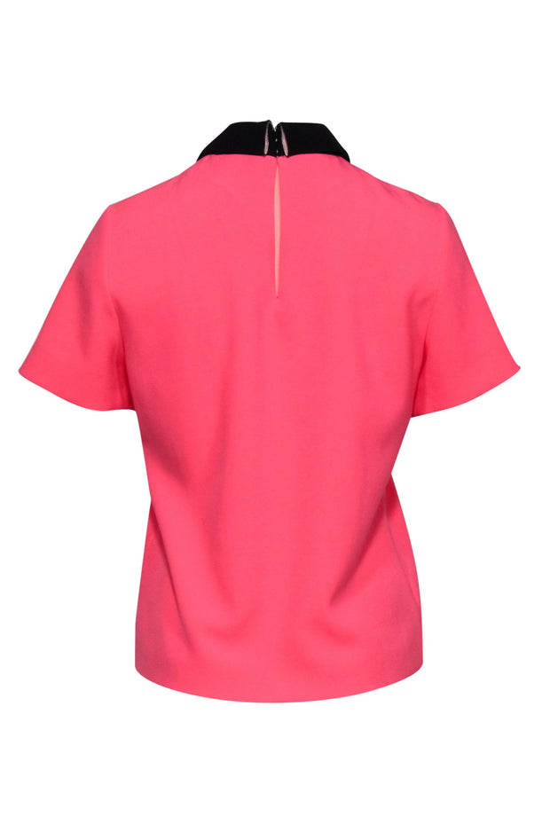 Current Boutique-Roksanda - Neon Pink Short Sleeve Top Sz 8