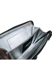 Current Boutique-Royln - Black Patent Leather Crossbody Wallet w/ Removable Strap