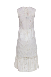 Current Boutique-Sea NY - White Eyelet Midi Dress Sz 6