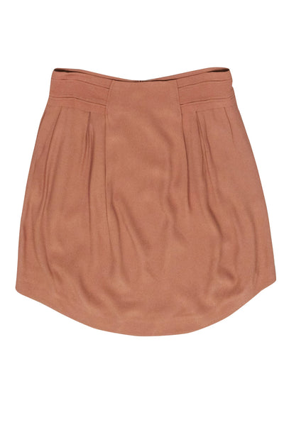 Current Boutique-See by Chloe - Camel Mini Skirt w/ Curved Hem Sz 6
