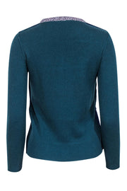 Current Boutique-See by Chloe - Green & Multicolor Patchwork Sweater Sz XS