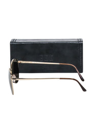 Current Boutique-See - Gold Rounded Frames w/ Yellow Lens