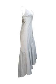 Shona Joy - Light Blue V-Neckline Sleeveless Formal Dress Sz 12 - Current Boutique