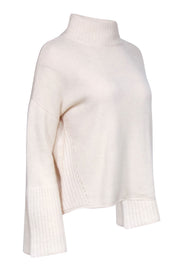 Current Boutique-Skull Cashmere - Ivory Cashmere Bell Sleeve Sweater Sz S