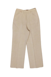 Current Boutique-St. John - Beige Pleated Knit Pants Sz 2