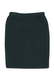 Current Boutique-St. John - Forest Green Knit Pencil Skirt Sz 10