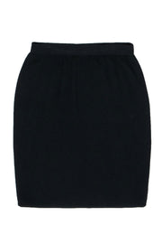 Current Boutique-St. John - Black Knit Pencil Skirt Sz 14