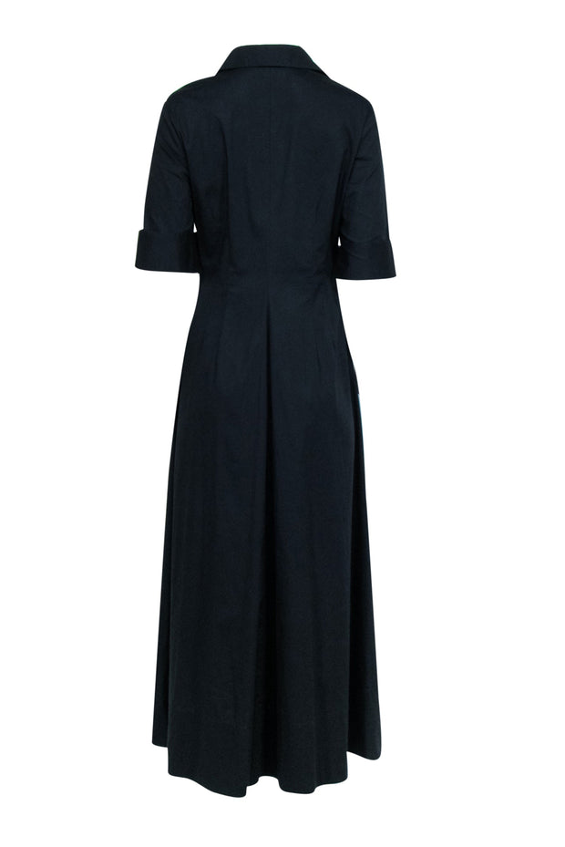 Current Boutique-Staud - Black Button Up "Joan" Maxi Dress Sz 10