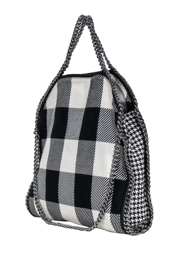 Current Boutique-Stella McCartney - Black & White Plaid Falabella Bag