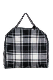 Current Boutique-Stella McCartney - Black & White Plaid Falabella Bag