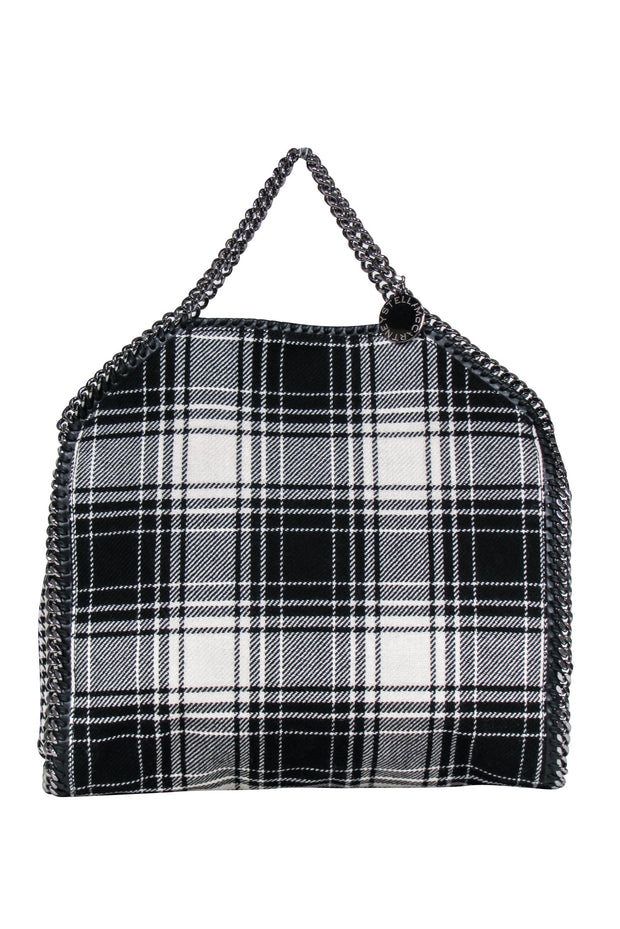 Current Boutique-Stella McCartney - Black & White Plaid Falabella Bag