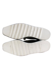 Current Boutique-Stella McCartney - Cream & Black Platform Sneakers w/ Iridescent Stars Sz 10