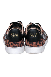 Current Boutique-Stuart Weitzman - Tan & Black Leopard Print Sneakers Sz 9.5