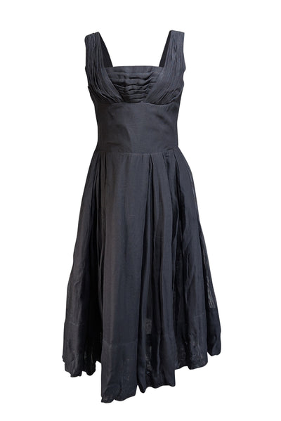 Current Boutique-Style Paris - Black Sleeveless "Romantic" Formal Dress Sz 8