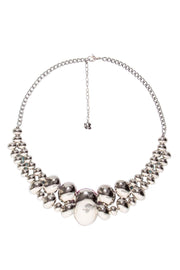 Current Boutique-Swarovski - Pink, Blue, & Iridescent Stoe Statement Necklace