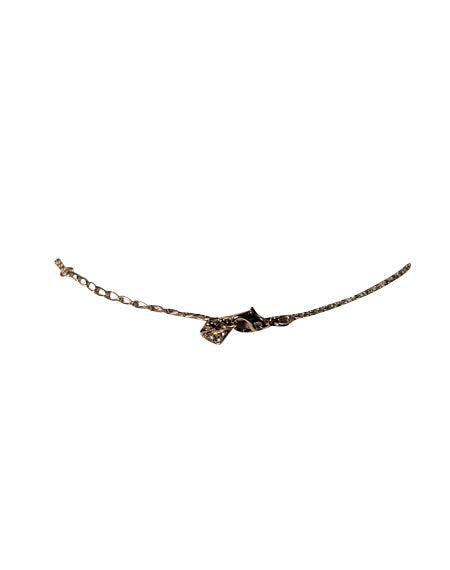 Current Boutique-Swarovski - Silver, White, & Gunmetal Fringe Layered Necklace