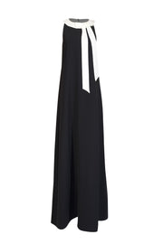 Ted Baker - Black w/ Ivory Bow Neckline Formal Dress Sz 8 - Current Boutique