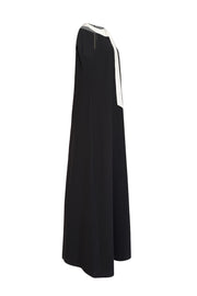 Ted Baker - Black w/ Ivory Bow Neckline Formal Dress Sz 8 - Current Boutique