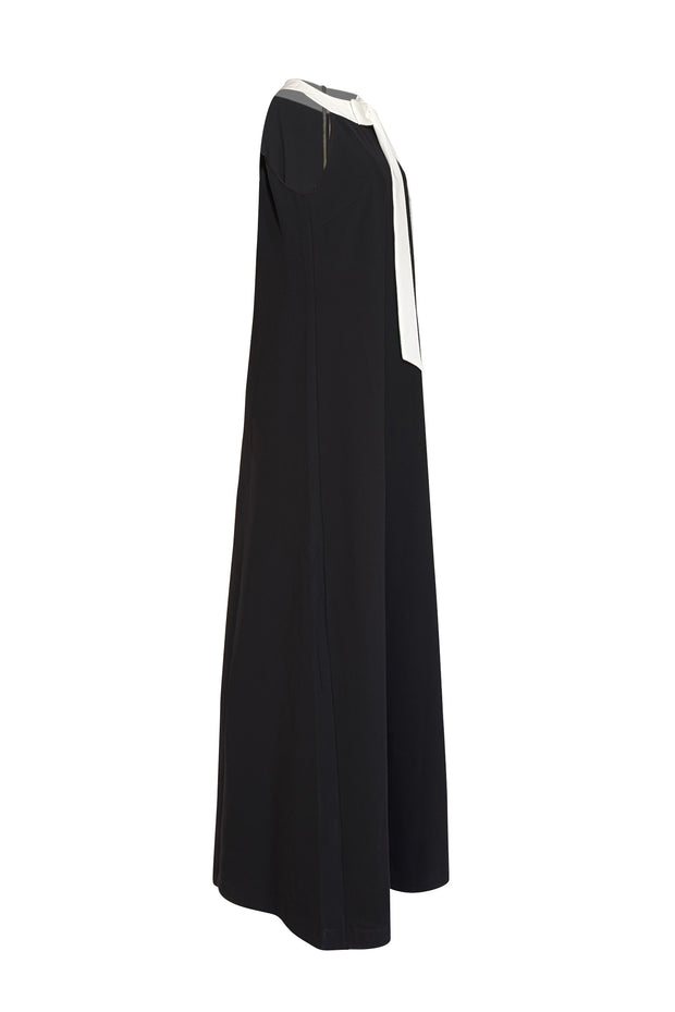 Ted Baker - Black w/ Ivory Bow Neckline Formal Dress Sz 8 - Current Boutique