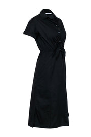Current Boutique-Thakoon - Black Collared Short Sleeve Dress Sz 2