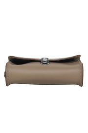 Current Boutique-The Cambridge Satchel Company - Beige Pushlock Crossbody