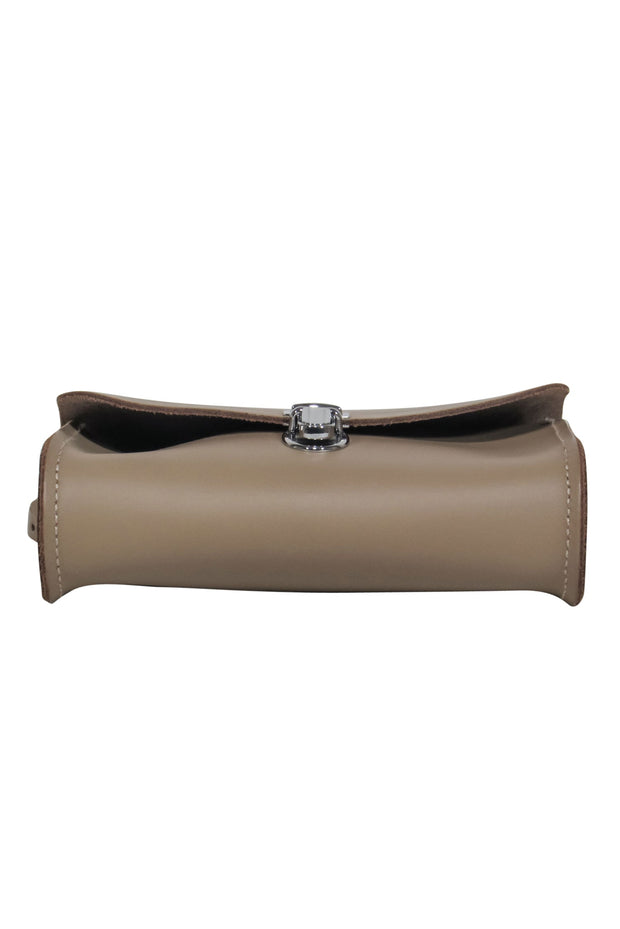 Current Boutique-The Cambridge Satchel Company - Beige Pushlock Crossbody