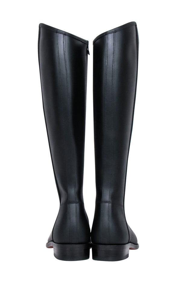 Current Boutique-The House of Bruar - Black Leather Tall Riding Boots Sz 9