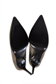 Current Boutique-Theory - Military Green "Braxia" Suede Pumps Sz 11
