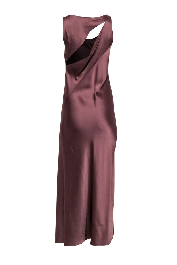 Current Boutique-Theory - Copper Satin Sleeveless Maxi Dress Sz 2