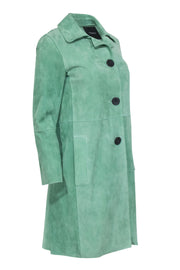 Current Boutique-Theory - Light Green Suede Jacket Sz S