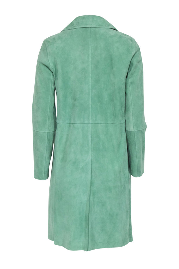 Current Boutique-Theory - Light Green Suede Jacket Sz S