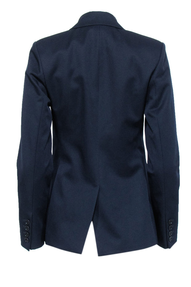Current Boutique-Tibi - Navy Tailored Silver Hardware Blazer Sz 00