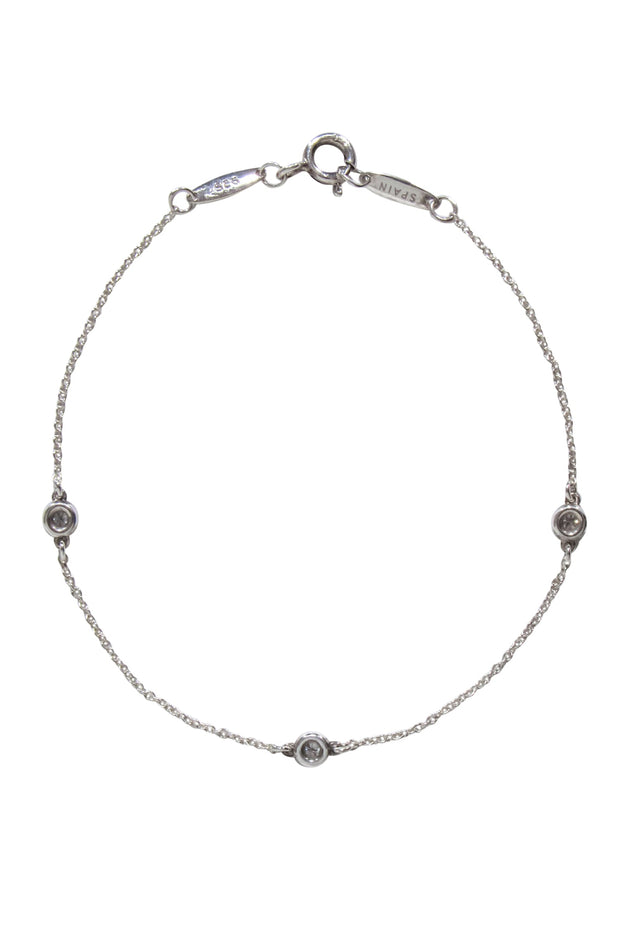 Current Boutique-Tiffany & Co. - Elsa Peretti Diamonds by the Yard® Three Stone Bracelet