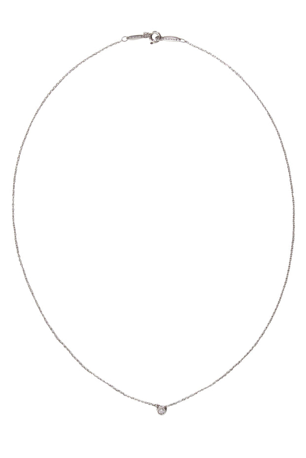 Current Boutique-Tiffany & Co. - Elsa Peretti Diamonds by the Yard® Single Diamond Pendant