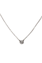 Current Boutique-Tiffany & Co. - Elsa Peretti Diamonds by the Yard® Single Diamond Pendant