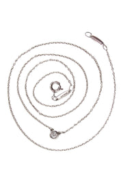 Current Boutique-Tiffany & Co. - Elsa Peretti Diamonds by the Yard® Single Diamond Pendant