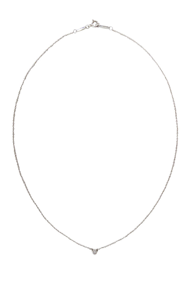 Current Boutique-Tiffany & Co. - Elsa Peretti Diamonds by the Yard Single Diamond Pendant