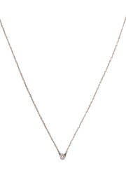 Current Boutique-Tiffany & Co. - Elsa Peretti Diamonds by the Yard Single Diamond Pendant