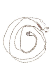 Current Boutique-Tiffany & Co. - Elsa Peretti Diamonds by the Yard Single Diamond Pendant