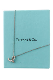 Current Boutique-Tiffany & Co - Sterling Silver Elsa Peretti " E" Necklace