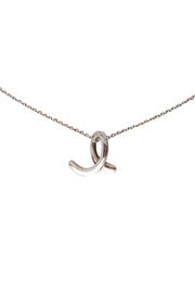 Current Boutique-Tiffany & Co - Sterling Silver Elsa Peretti " E" Necklace