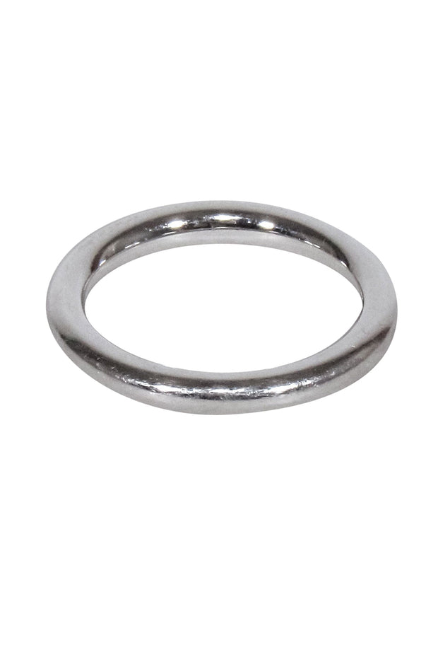 Current Boutique-Tiffany & Co. - Platinum Thin Band Ring Sz 5