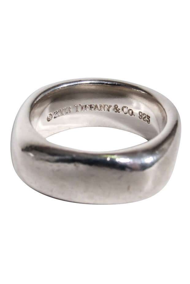 Current Boutique-Tiffany & Co. - Sterling Silver Square Ring Sz 7.5