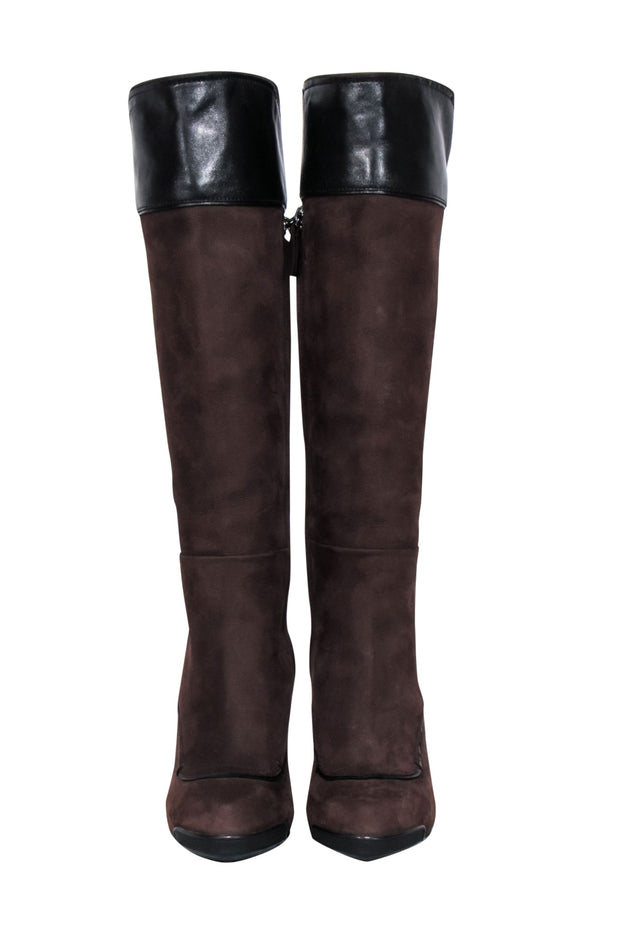 Current Boutique-Tod's - Brown Suede Tall Boots Sz 9