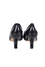 Current Boutique-Tory Burch - Black Leather 65MM Angle Pump Sz 8.5
