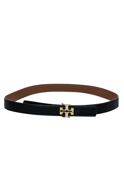 Current Boutique-Tory Burch - Black & Tan Reversible Belt Sz M