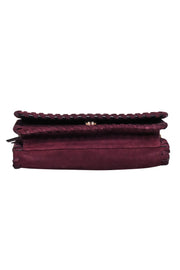 Current Boutique-Tory Burch - Maroon Suede Crossbody Bag