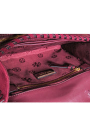 Current Boutique-Tory Burch - Maroon Suede Crossbody Bag